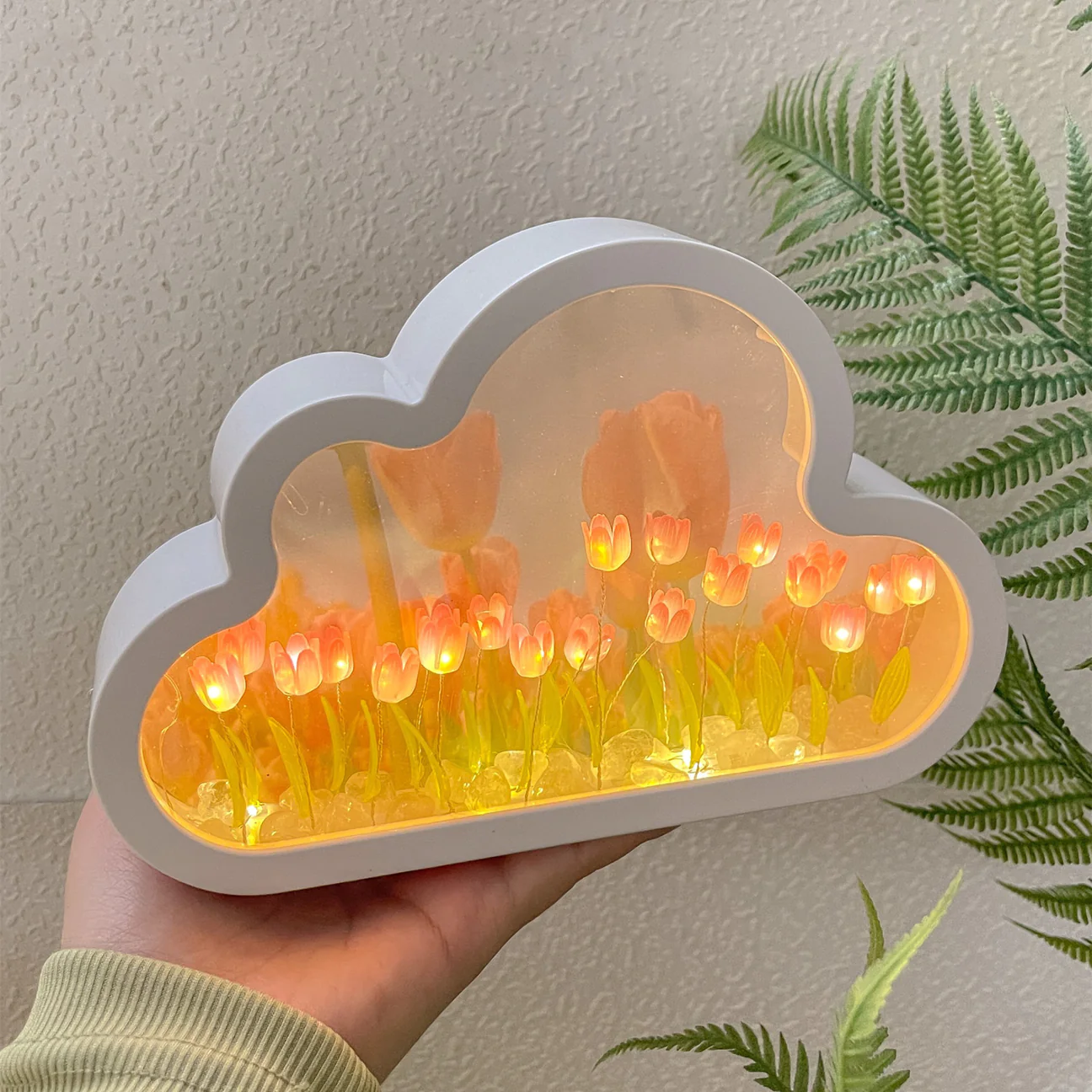 Tulip Clouds Infinity Mirror