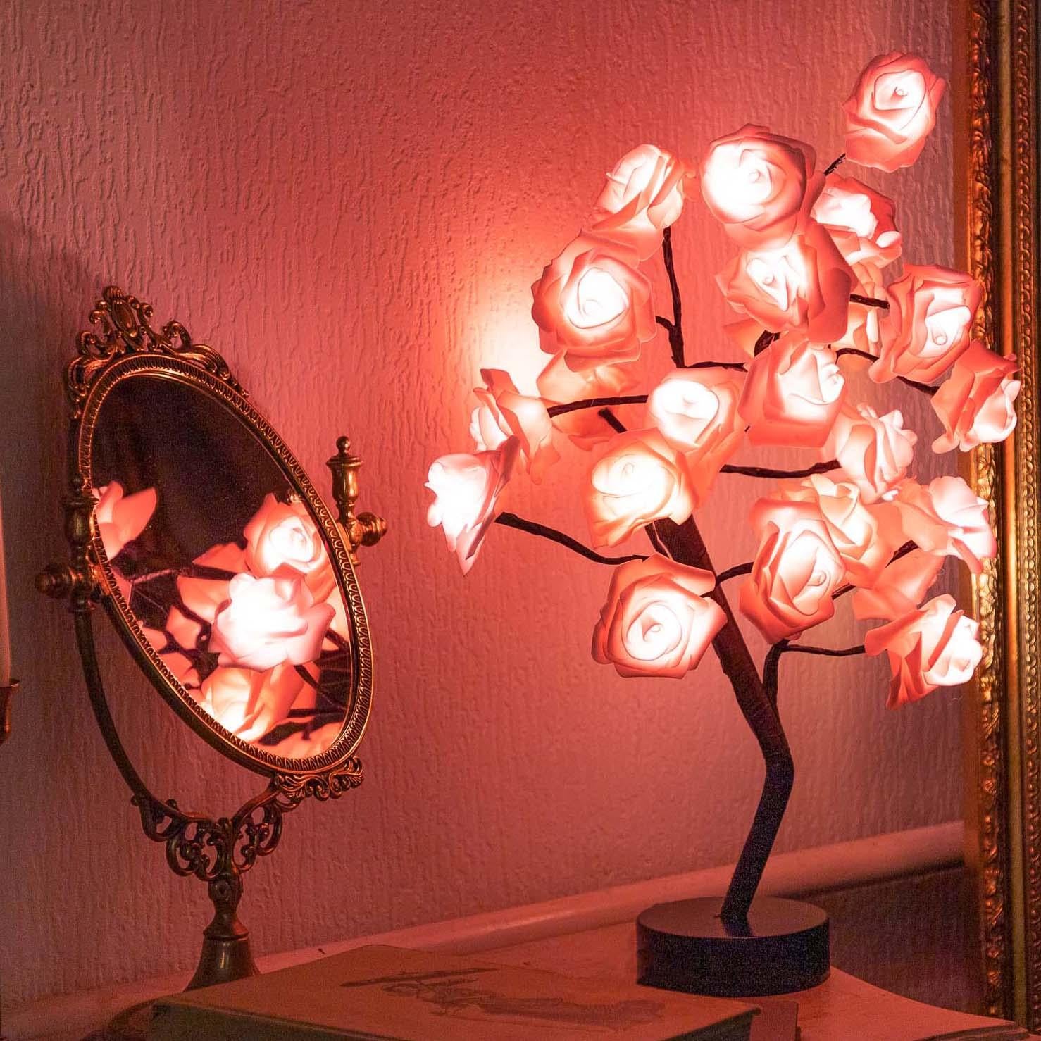 Flower on sale tree lamp